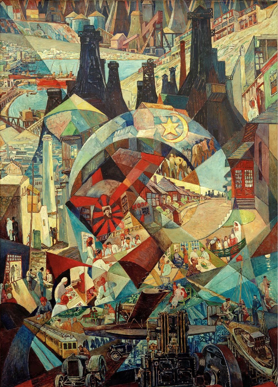 Pannello di agitazione di Baku, 1927 da Heinrich Vogeler