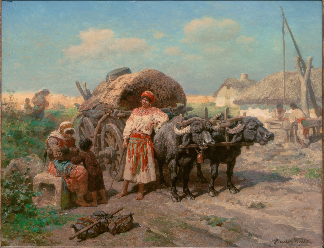 Zingari a riposo da Heinrich Winter