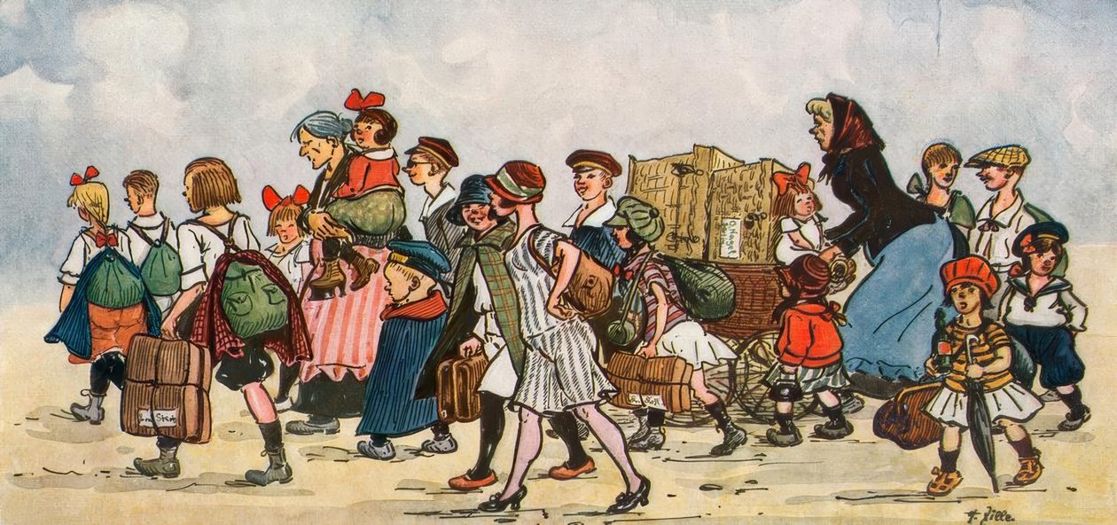 In colonia di vacanza da Heinrich Zille