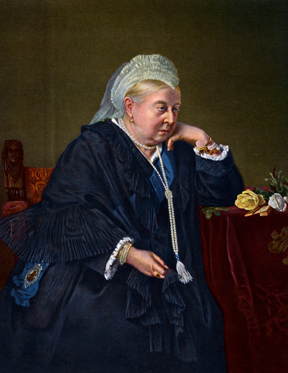 Regina Vittoria nel 1899, 1901 da Heinrich von Angeli