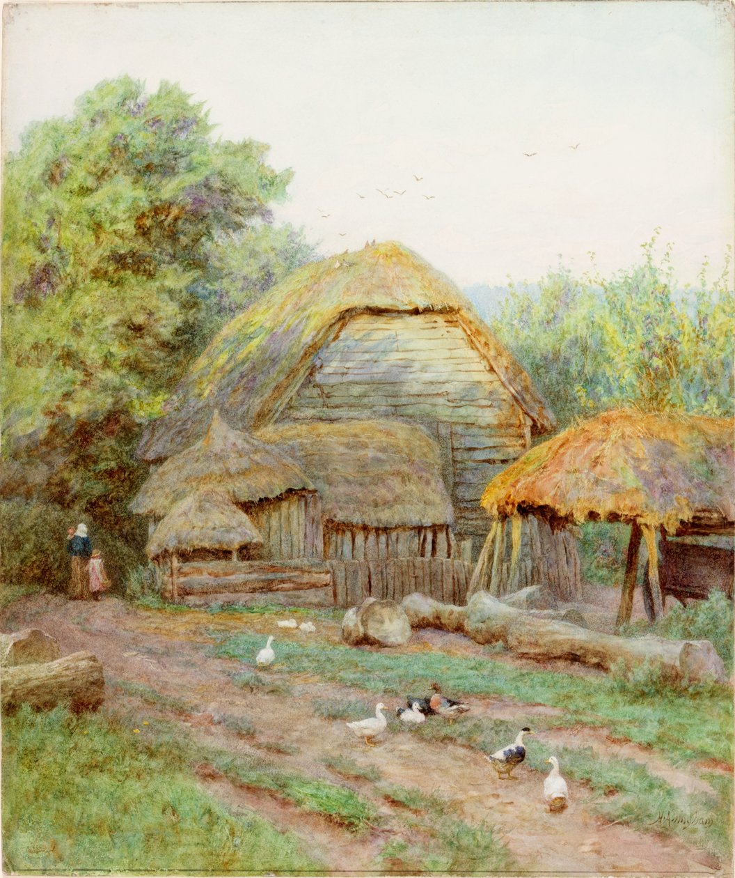 In una fattoria del Berkshire da Helen Allingham