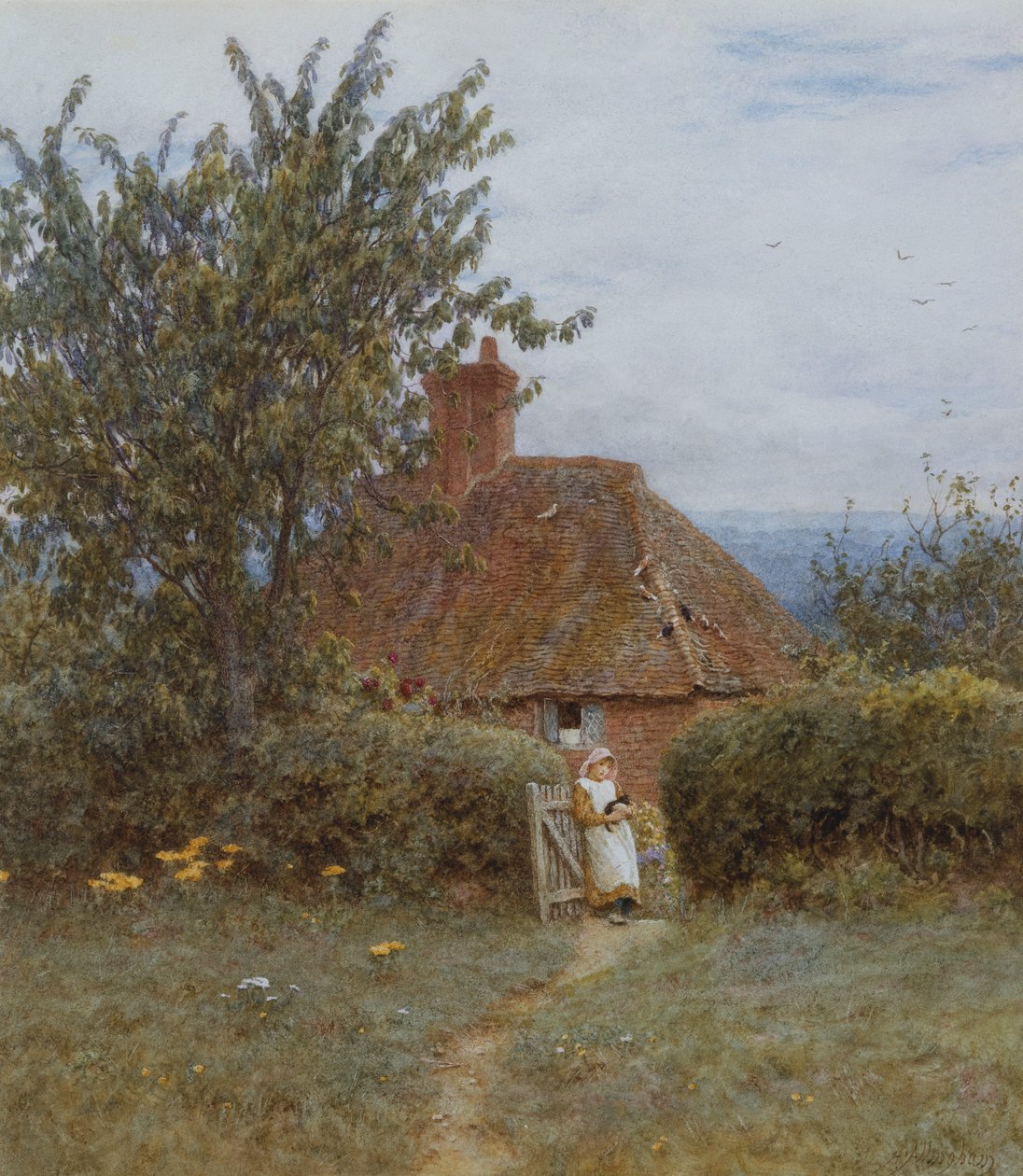 Vicino a Haslemere da Helen Allingham