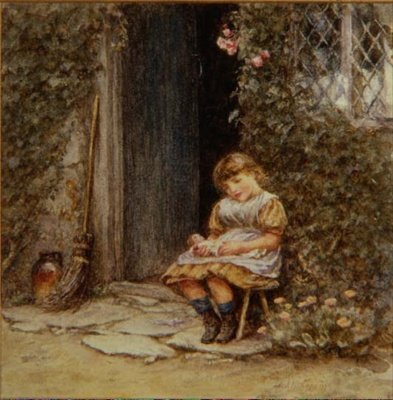 La Bambola Preferita da Helen Allingham