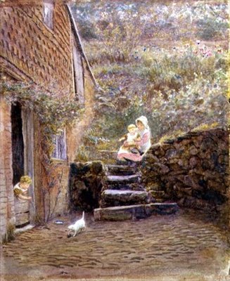 Il gattino da Helen Allingham