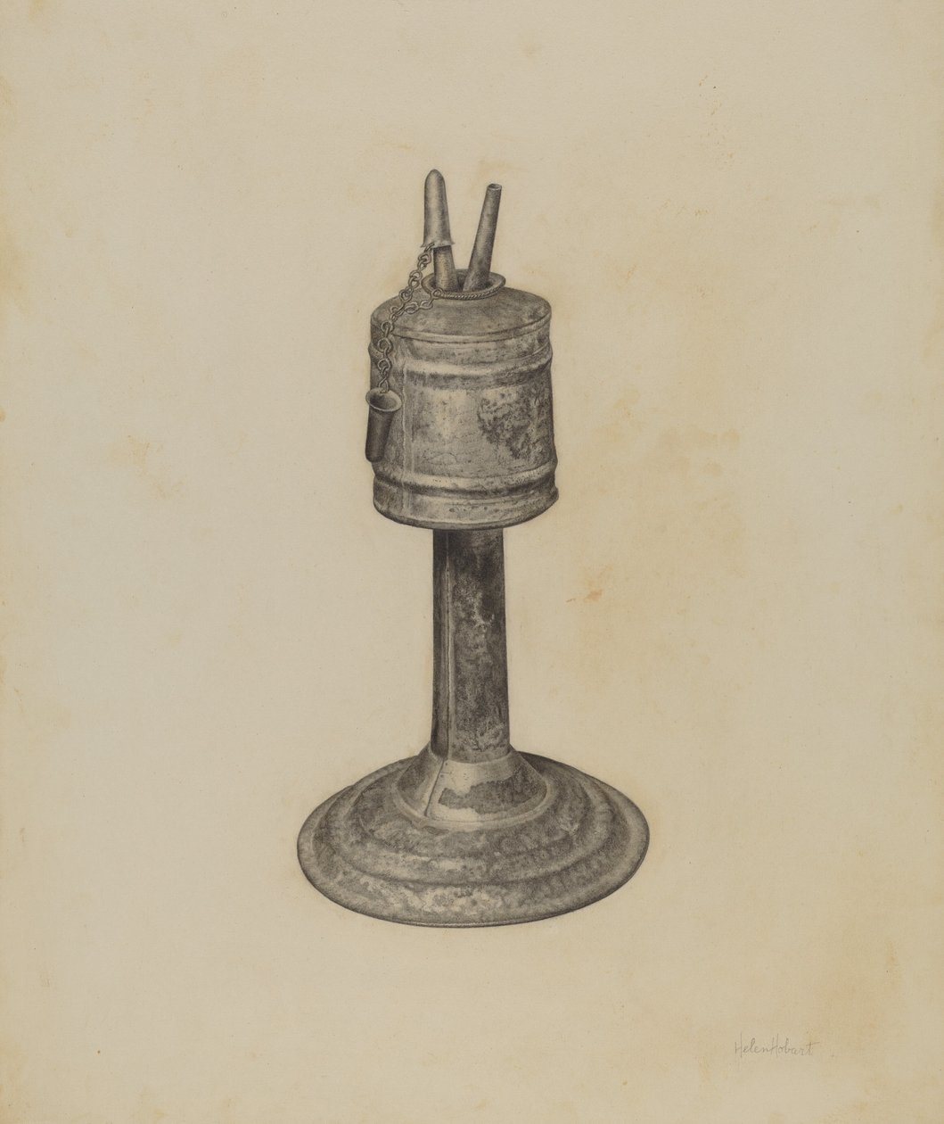 Lampada a camphene da Helen Hobart