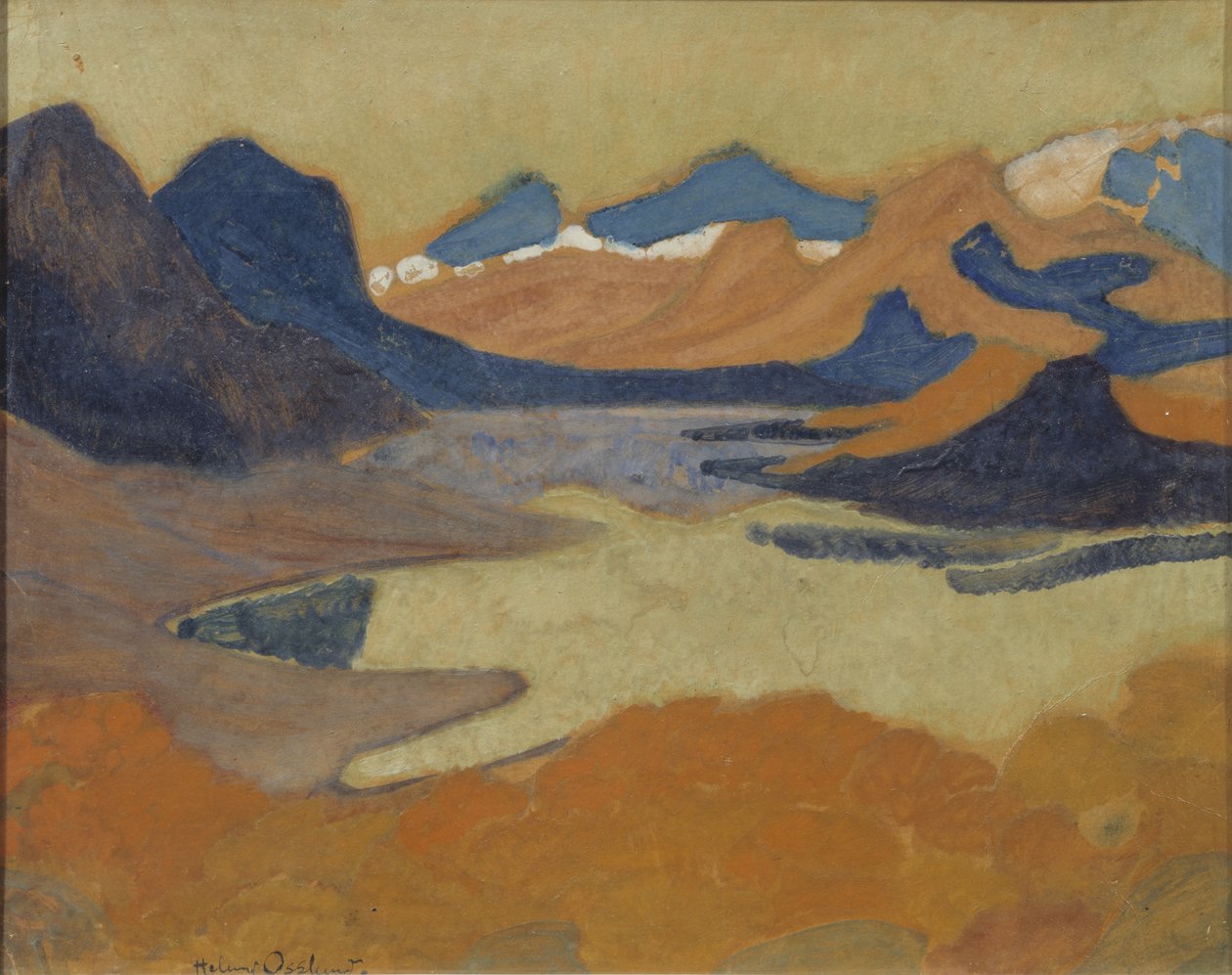 Sulla strada per Stora Sjöfallet da Helmer Osslund