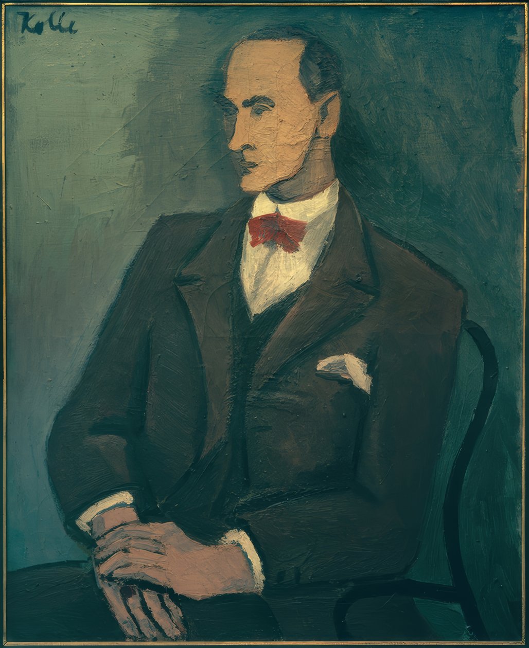 Ritratto di Wilhelm Uhde da Helmut Kolle