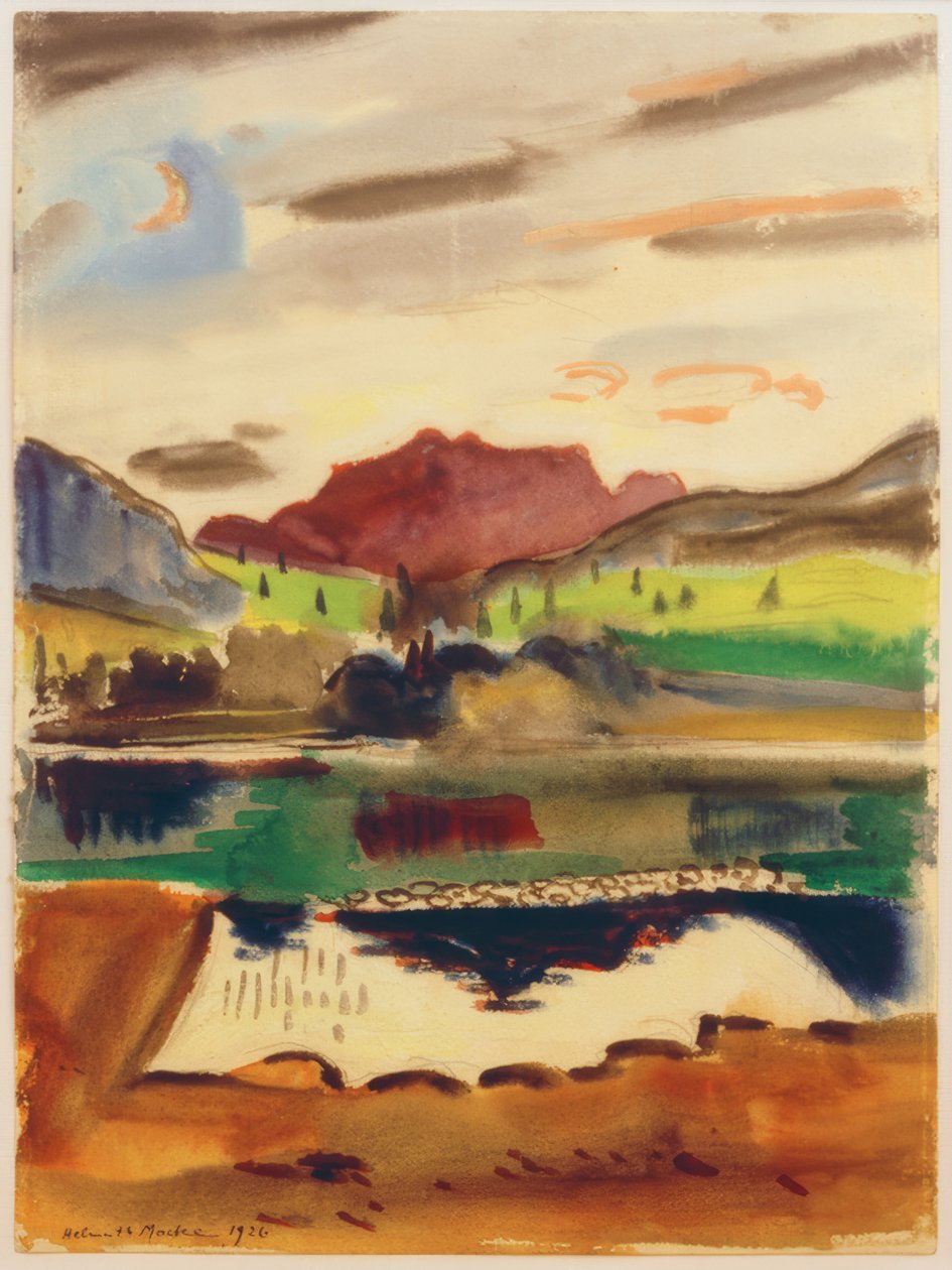 Paesaggio, 1926 da Helmuth Macke