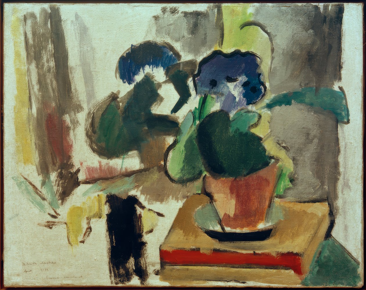 Natura morta con arie di zinco e libro da Helmuth Macke