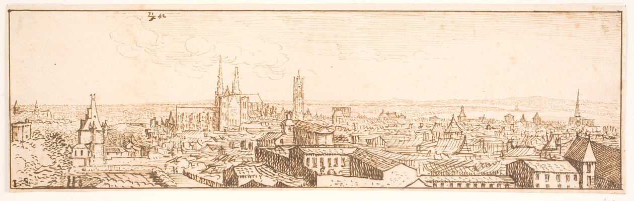 Bordeaux, vista da sud-ovest da Hem