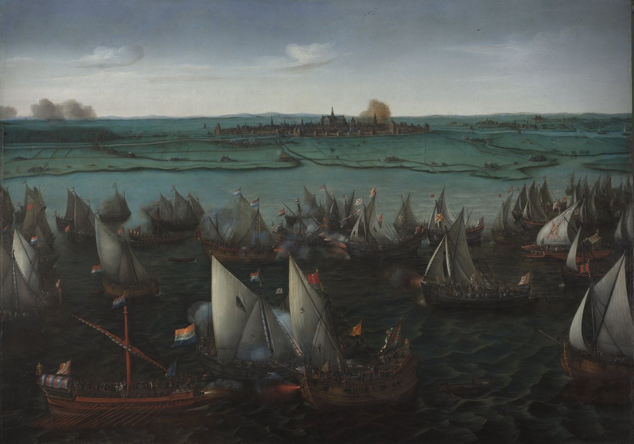 Battaglia di Haarlemmermeer da Hendrick Cornelisz. Vroom