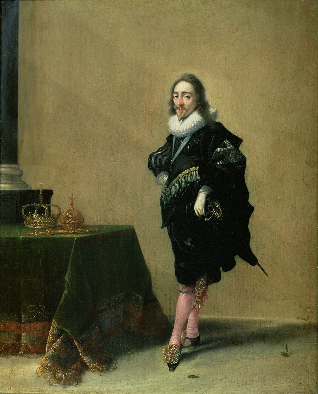 Ritratto di Carlo I (1600-49) 1632 da Hendrick Gerritsz Pot