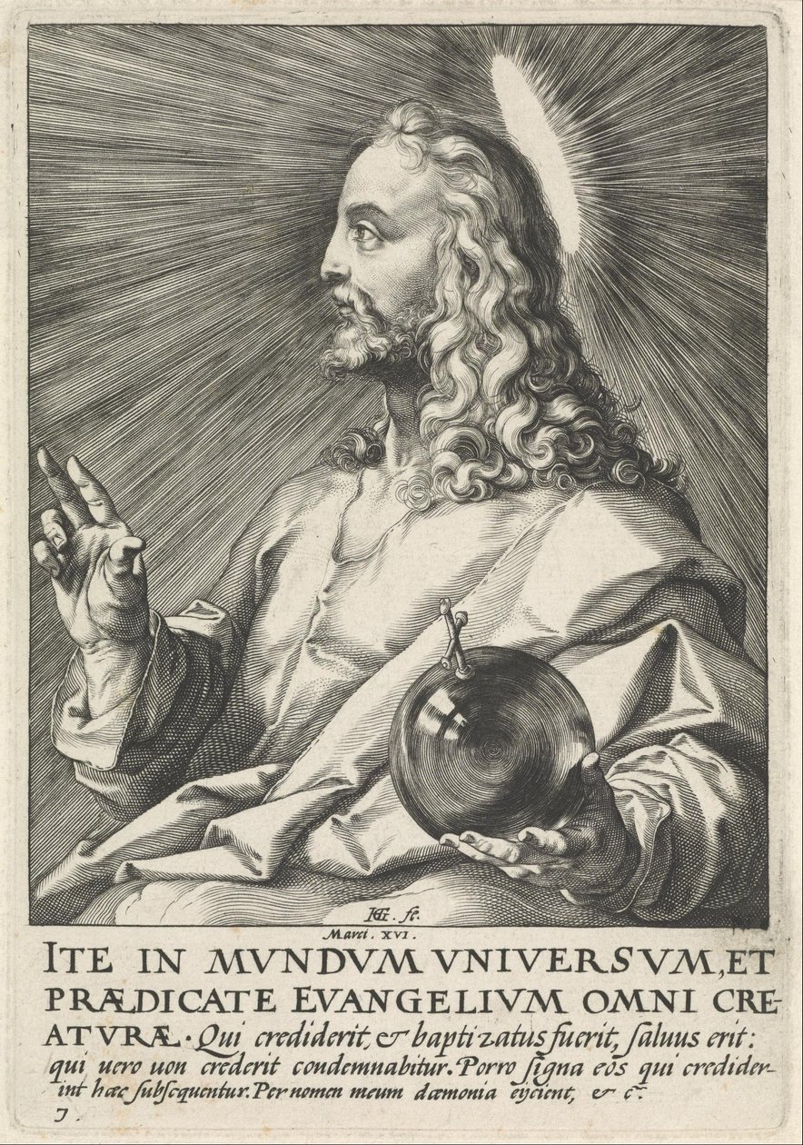 Salvator Mundi da Hendrik Goltzius