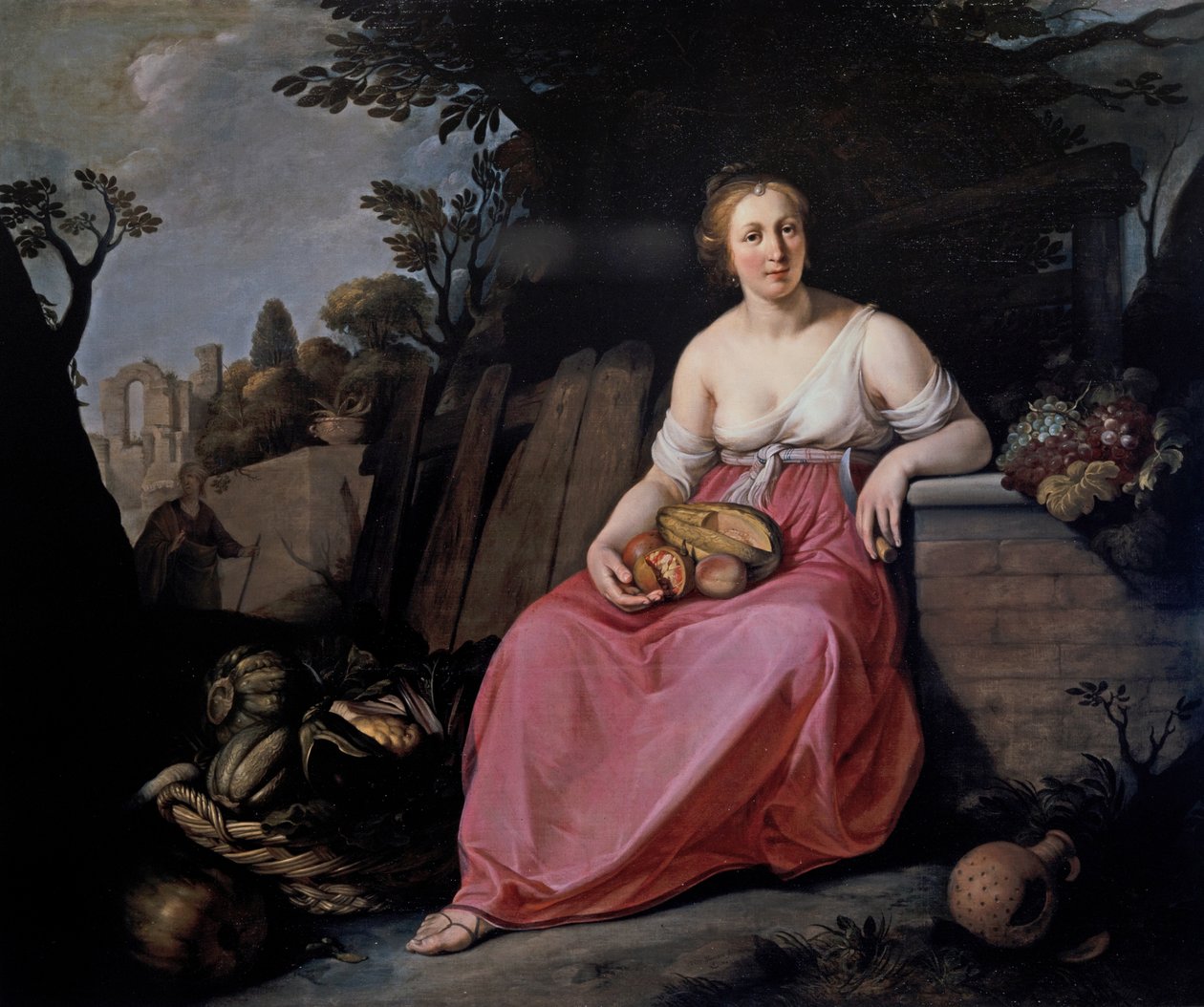 Vertumno e Pomona da Hendrick Bloemaert