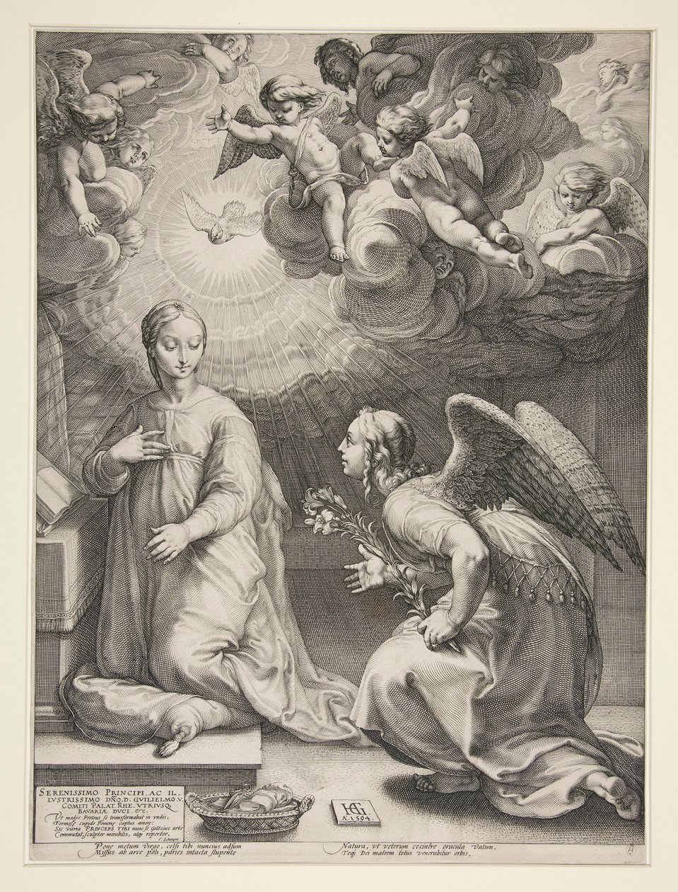 Annunciazione da Hendrick Goltzius