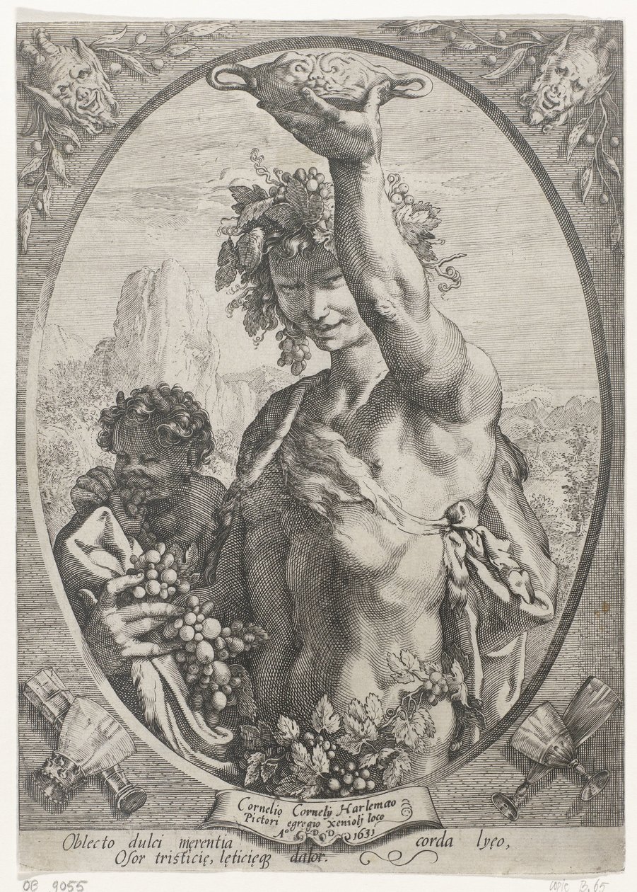 Bacco da Hendrick Goltzius