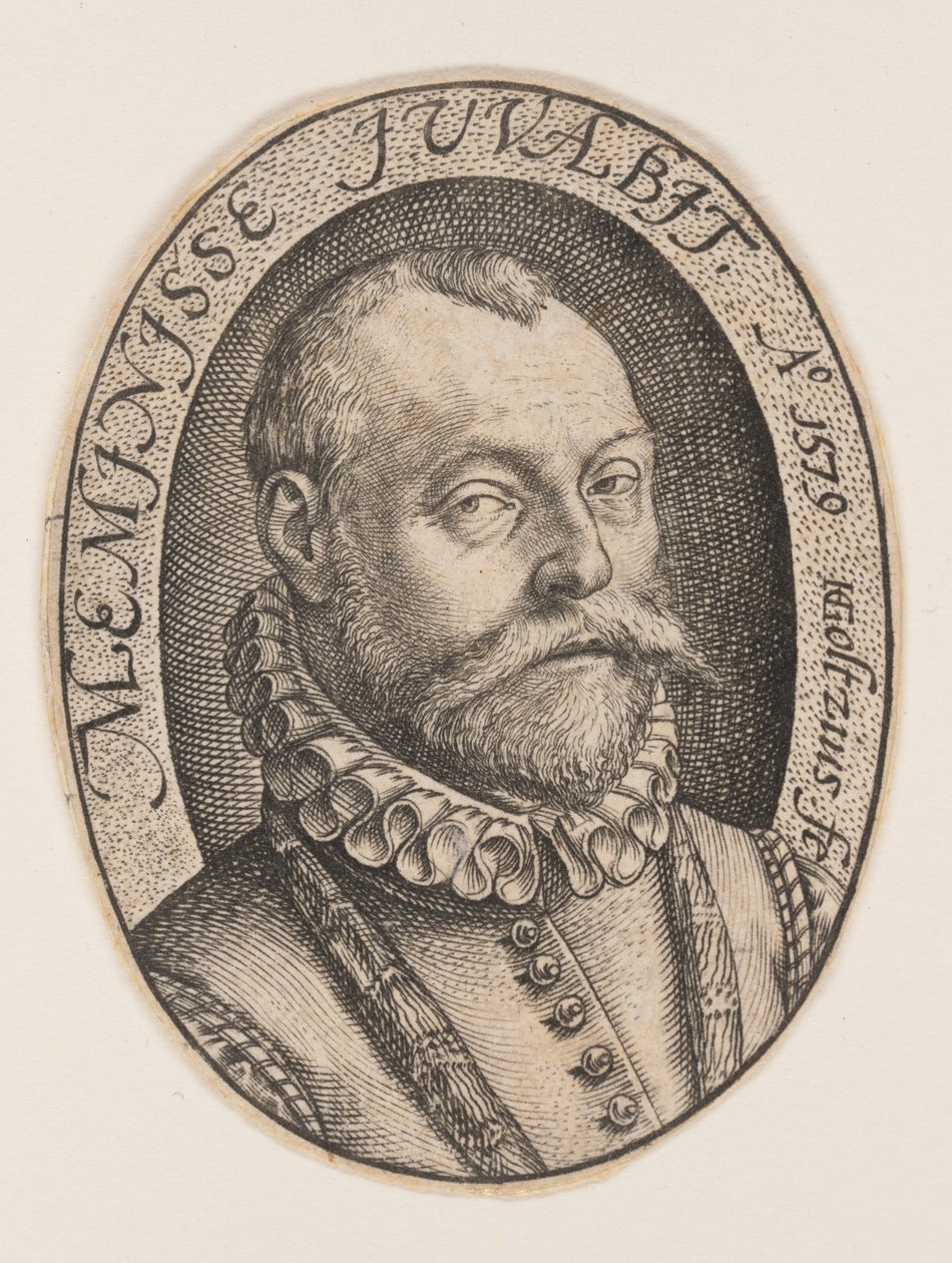 Busto di uomo rivolto a destra da Hendrick Goltzius