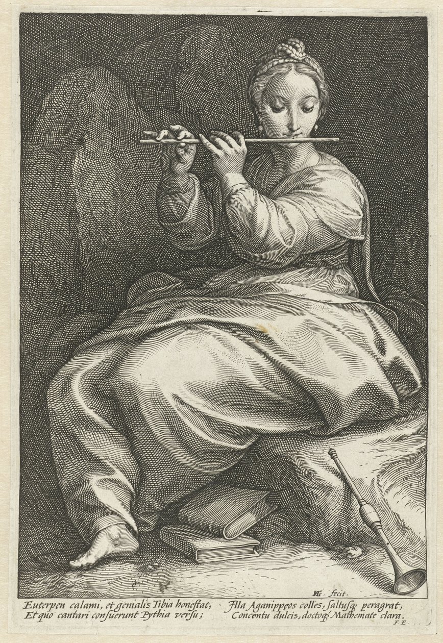 Euterpe da Hendrick Goltzius