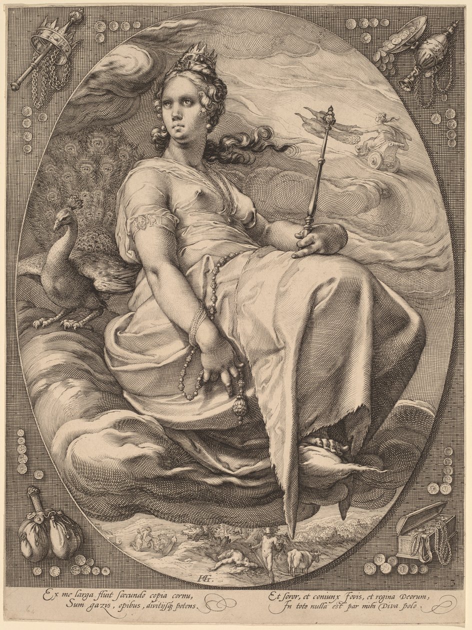 Giunone da Hendrick Goltzius