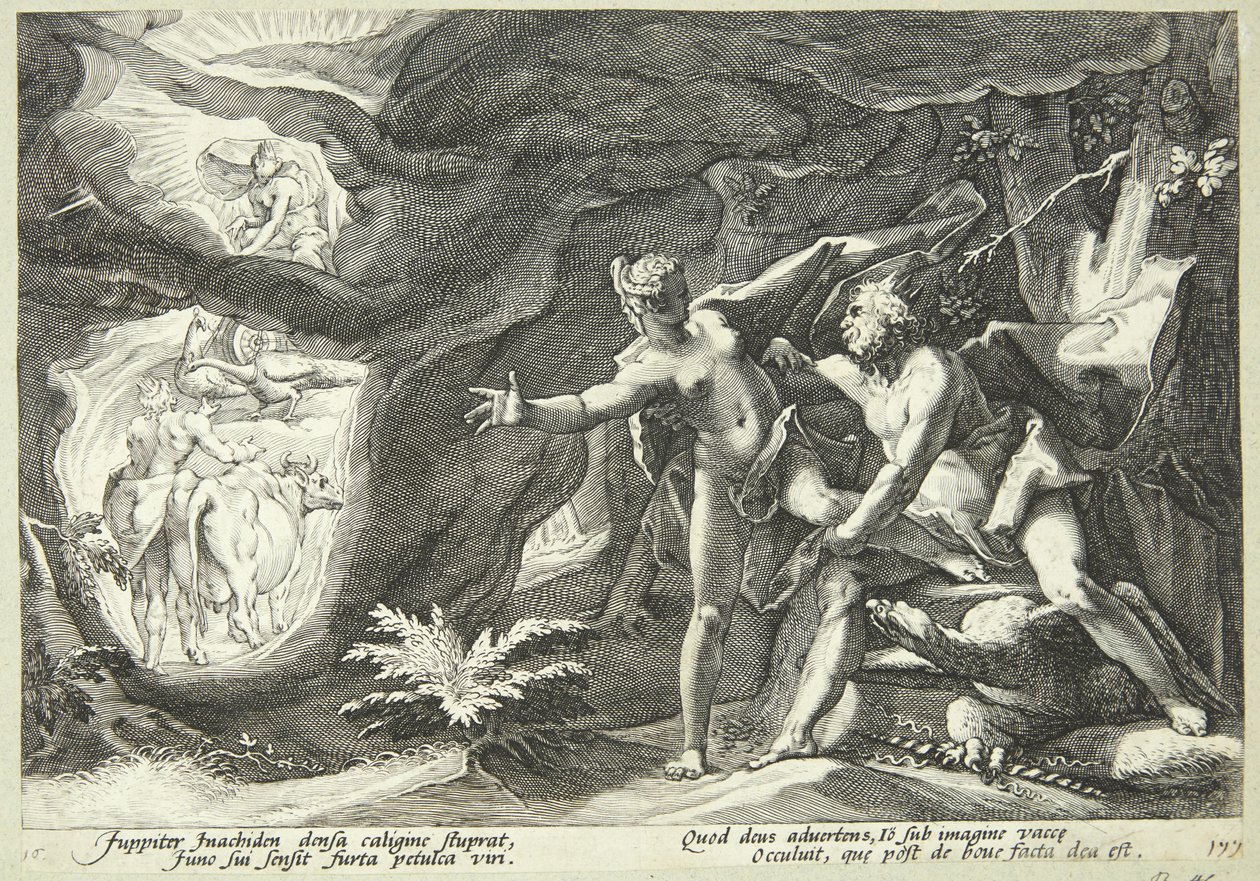 Giove e Io da Hendrick Goltzius