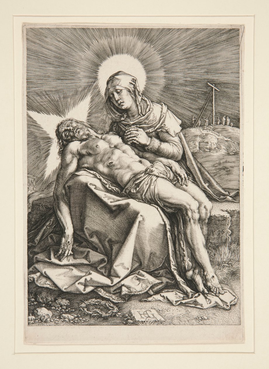 Pietà da Hendrick Goltzius