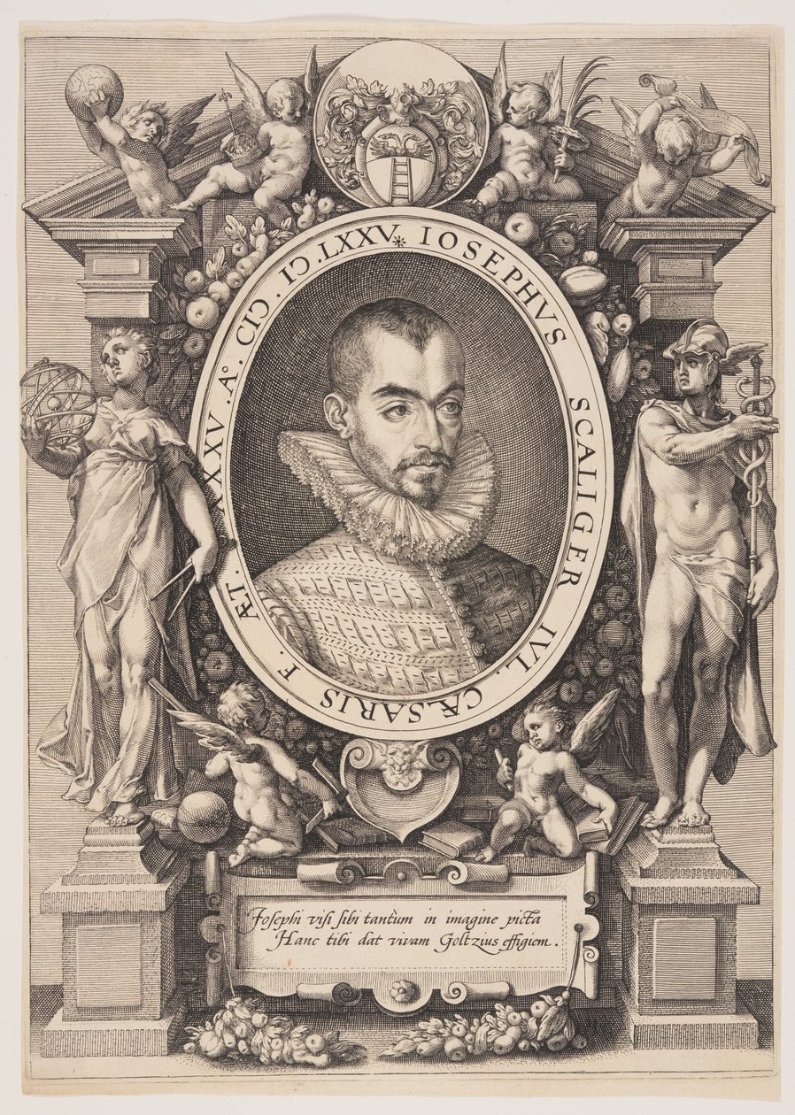 Ritratto di Josephus Justus Scaliger da Hendrick Goltzius