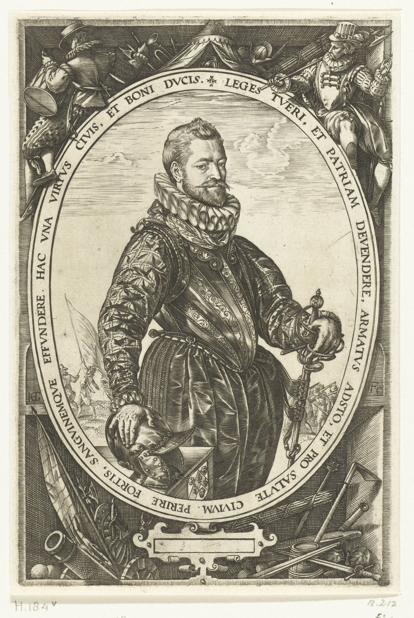 Ritratto di Jacques de la Faille da Hendrick Goltzius