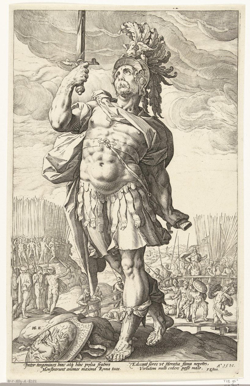 Publio Orazio da Hendrick Goltzius