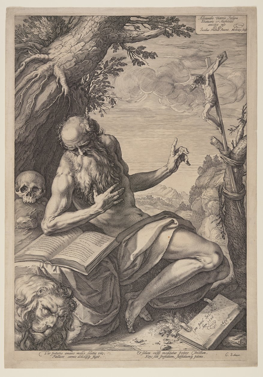 San Girolamo da Hendrick Goltzius