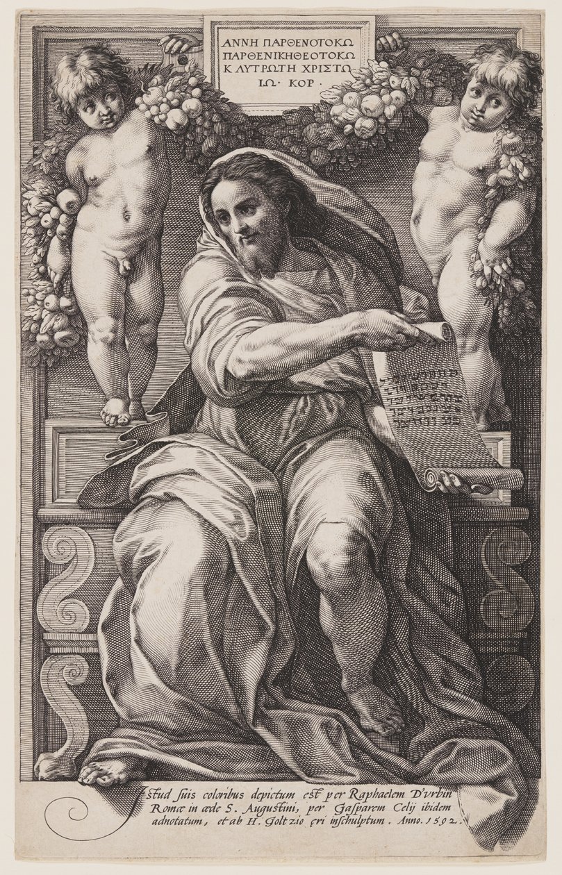 Il profeta Isaia da Hendrick Goltzius