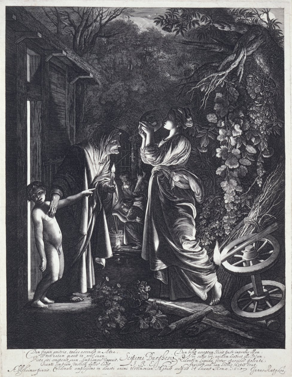 Cerere cerca sua figlia da Hendrick Goudt