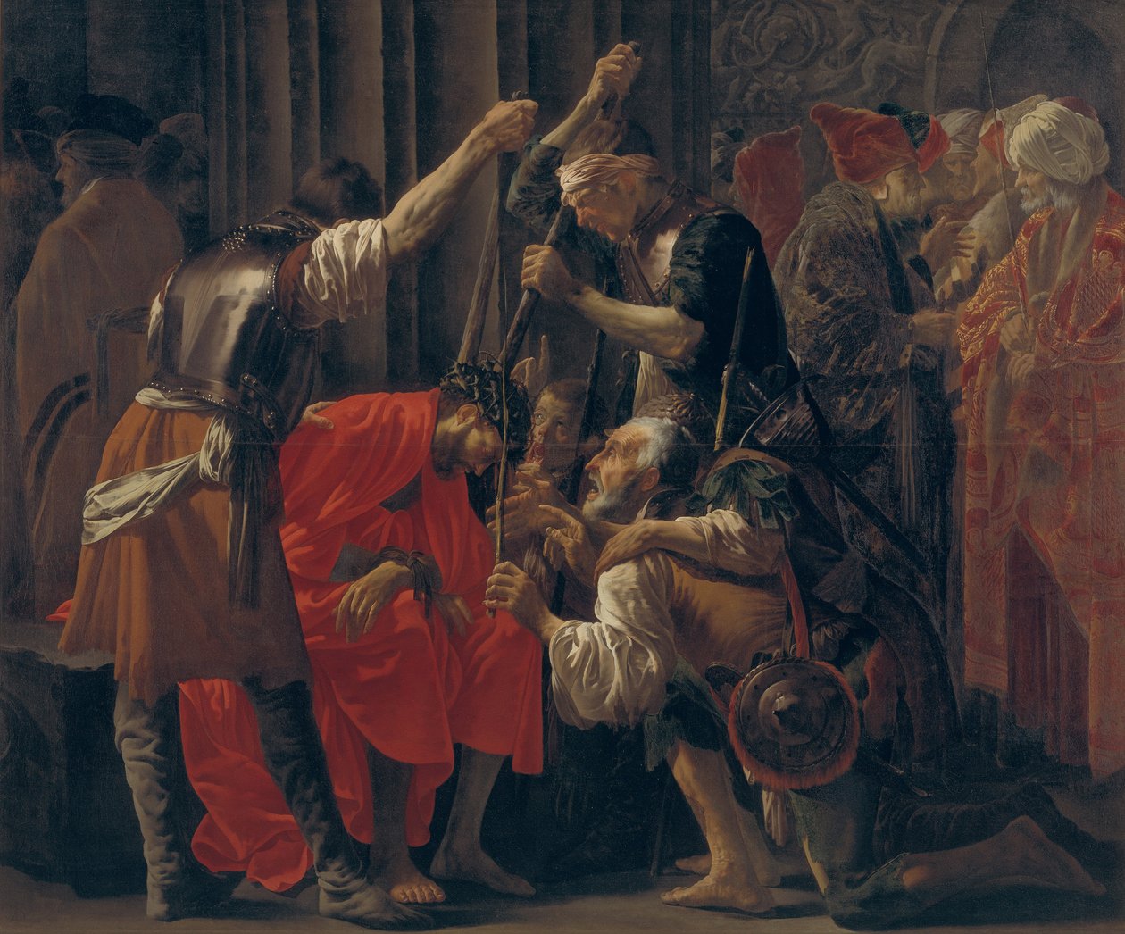 Cristo incoronato di spine da Hendrick Jansz Terbrugghen