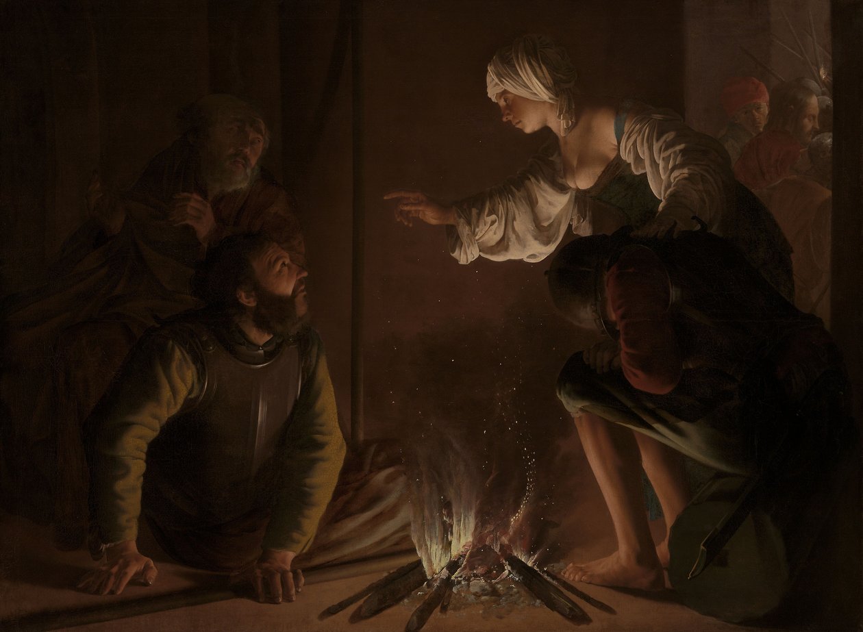 Il rinnegamento di San Pietro da Hendrick Jansz Terbrugghen