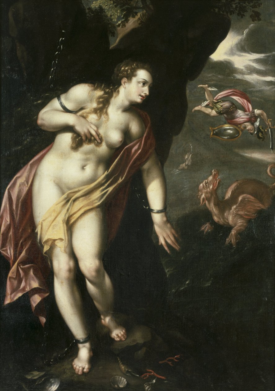Perseo e Andromeda da Hendrick de Clerck