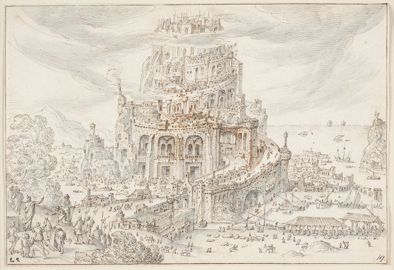Torre di Babele da Hendrick van Cleve III