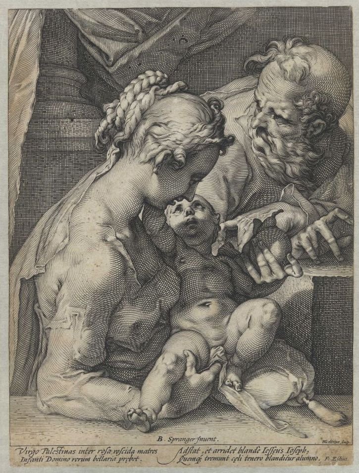 Sacra Famiglia da Hendrik Goltzius