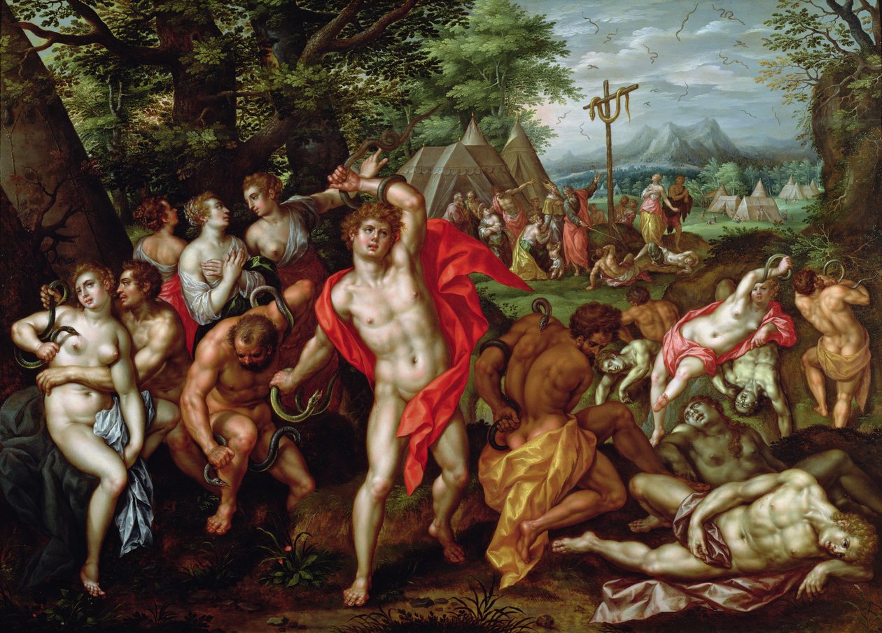 Il serpente di bronzo da Hendrick de Clerck