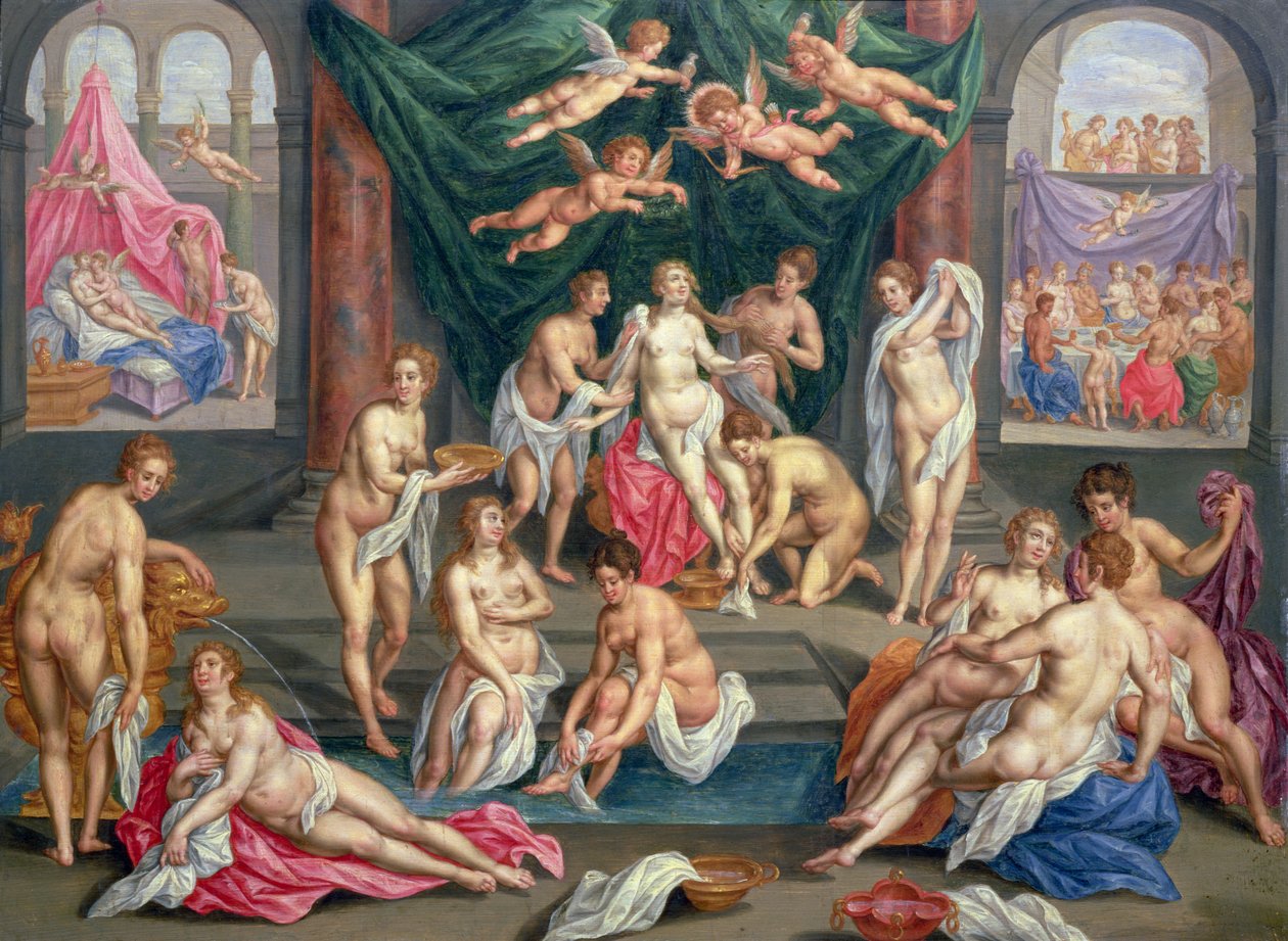 La storia di Cupido e Psiche da Hendrick de Clerck