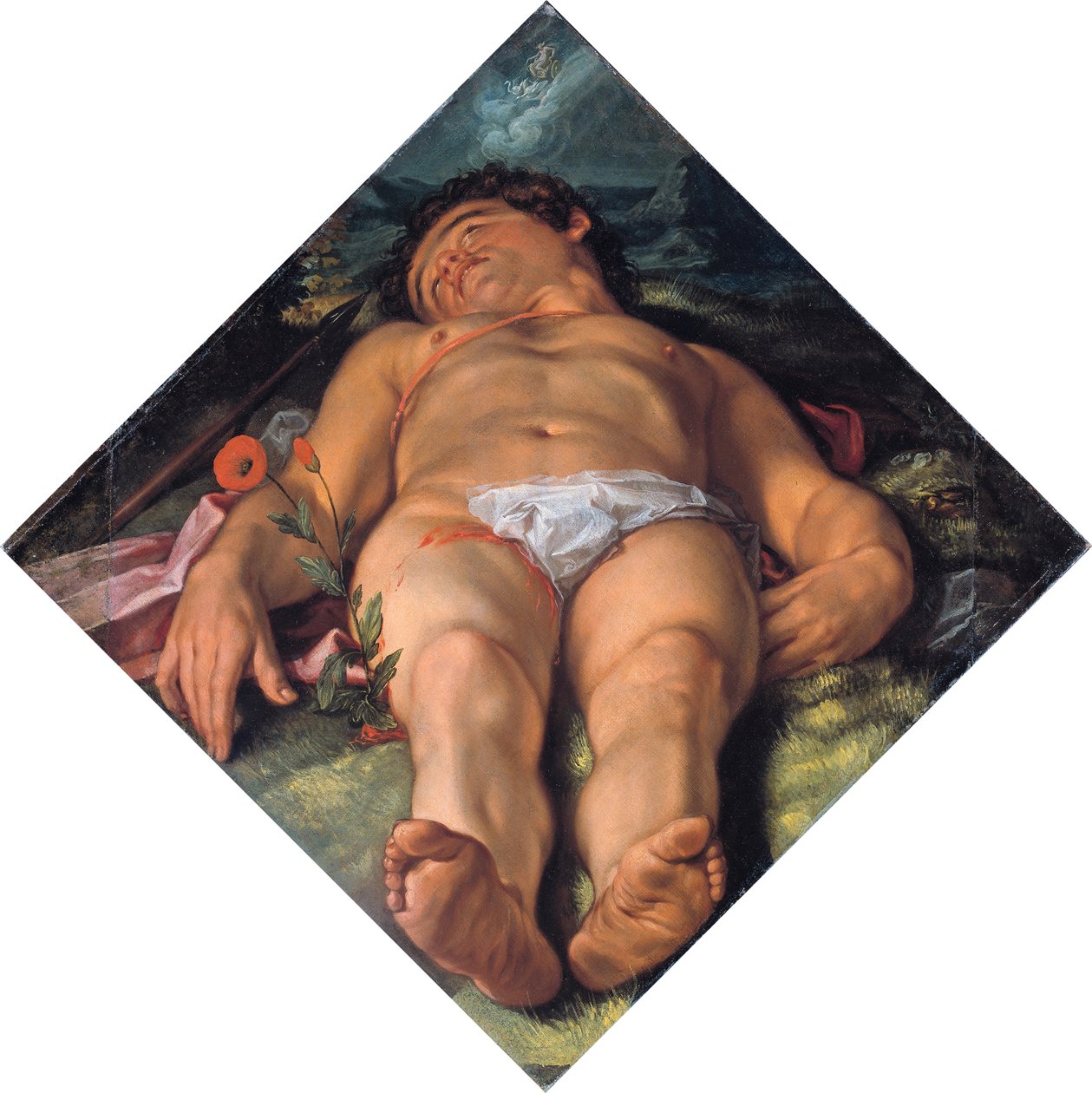 Adone morente, 1609 da Hendrik Goltzius