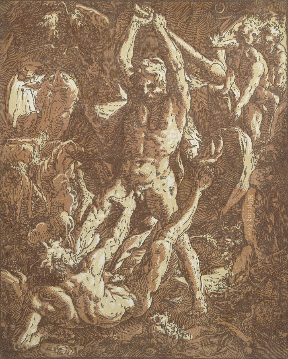 Ercole uccide Caco da Hendrik Goltzius