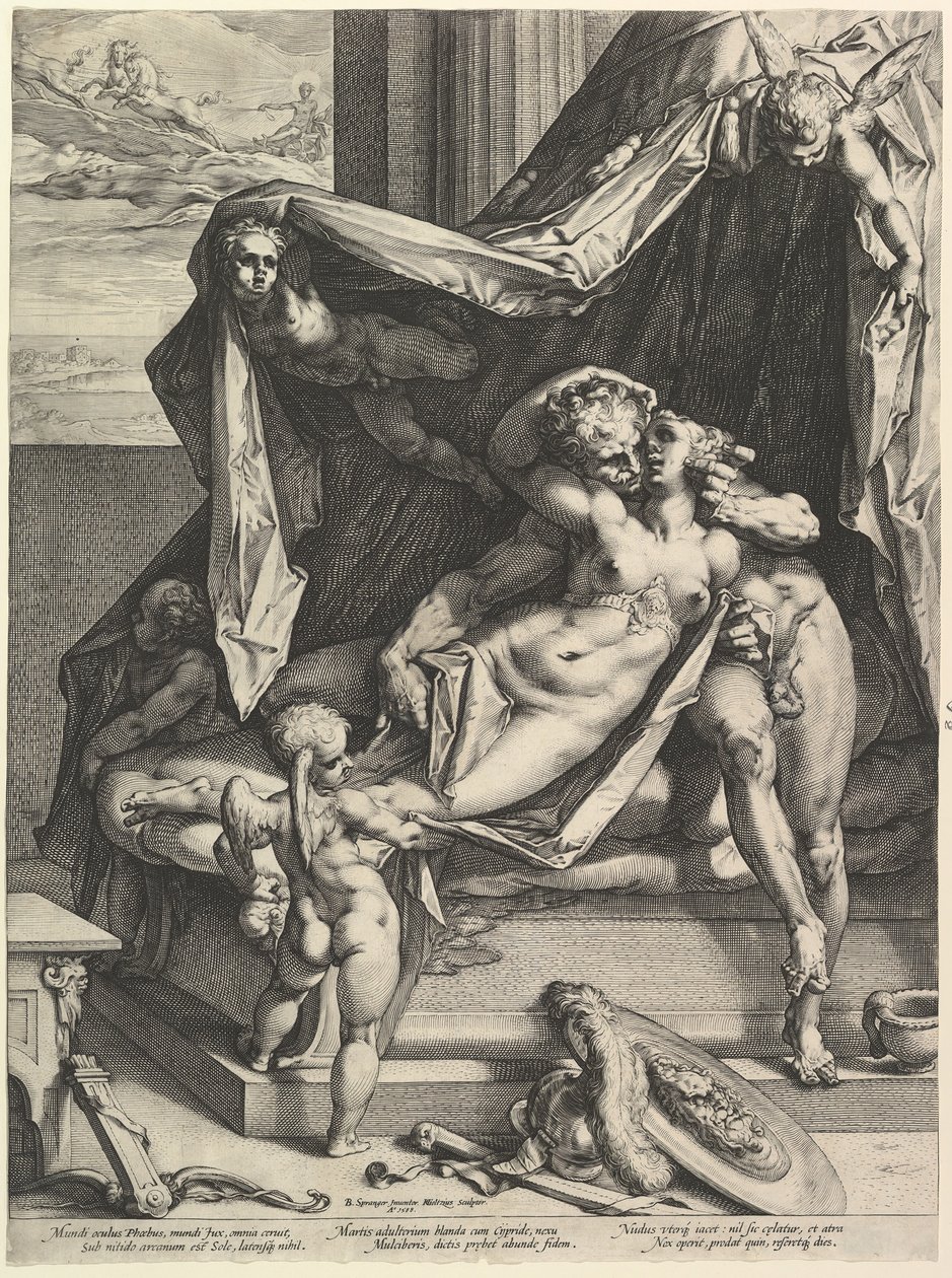 Marte e Venere da Hendrik Goltzius