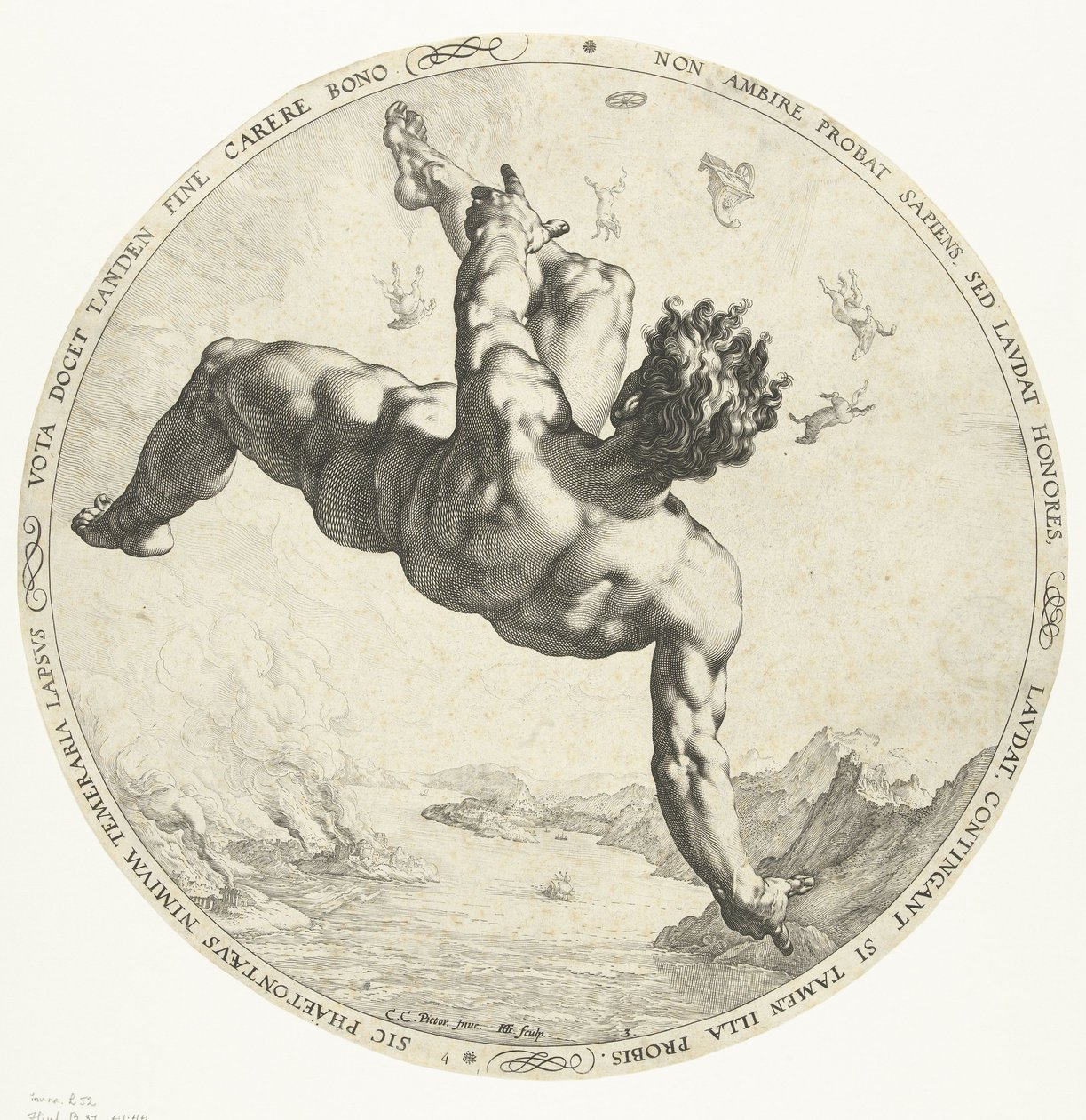 Faetonte, 1588 da Hendrik Goltzius
