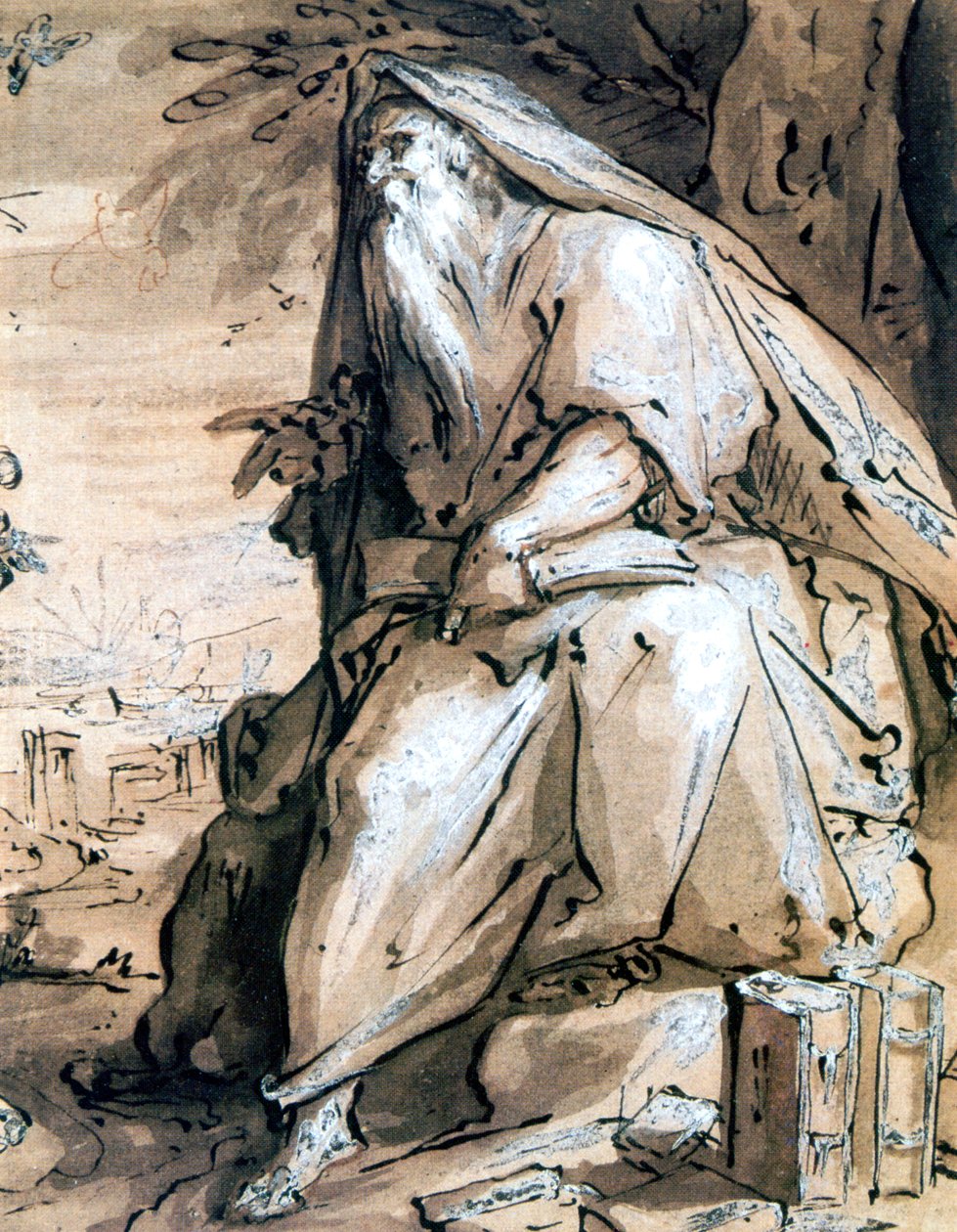 Profeta, c. 1600 da Hendrik Goltzius