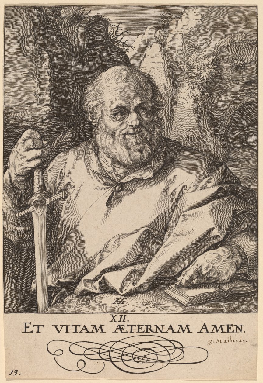 San Mattia da Hendrik Goltzius
