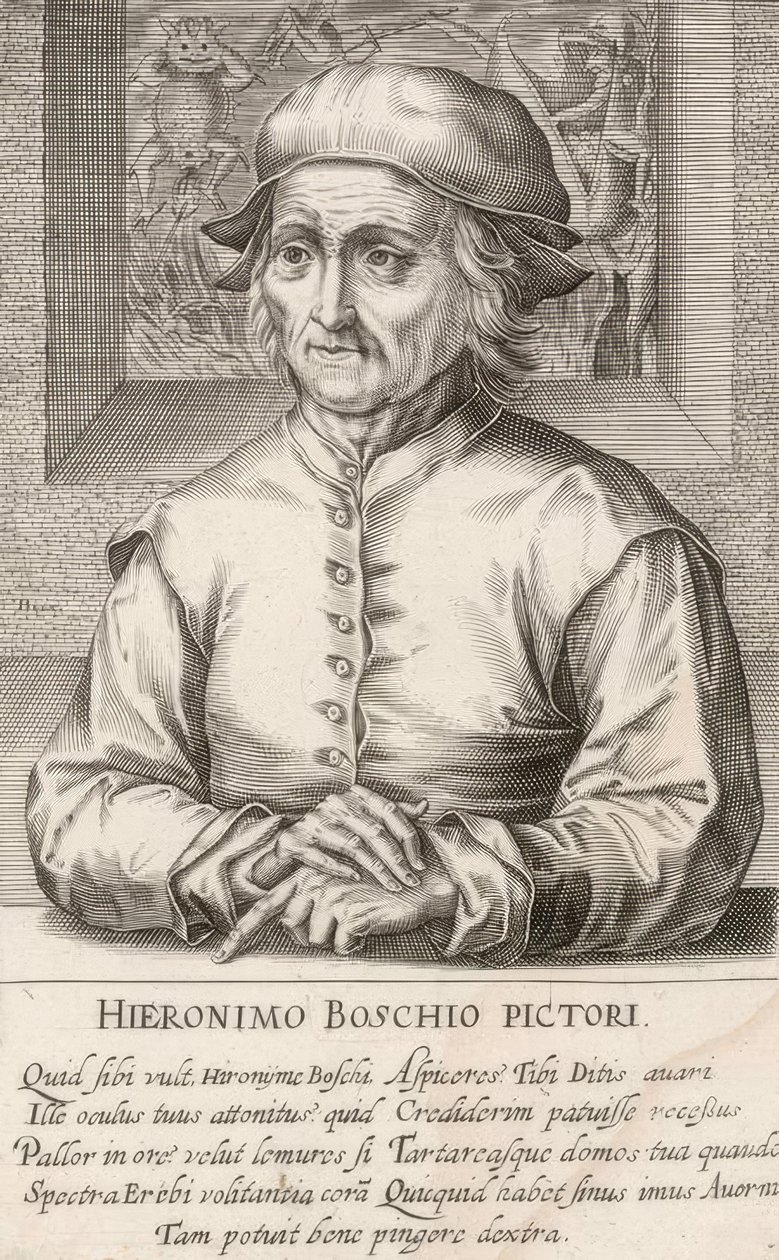 HIERONIMO BOSCHIO PICTORI da Hendrik I Hondius