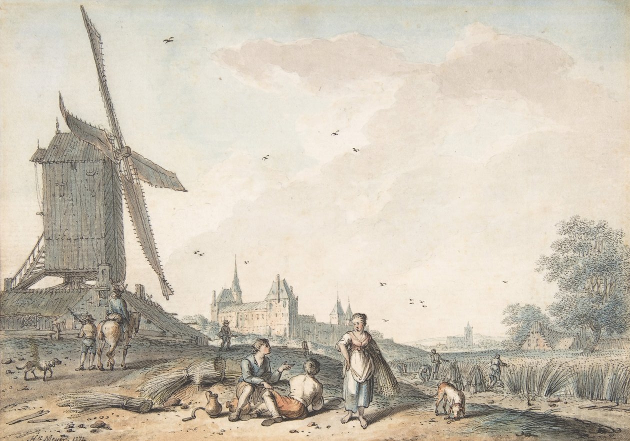 Agosto, 1772 da Hendrik Meijer