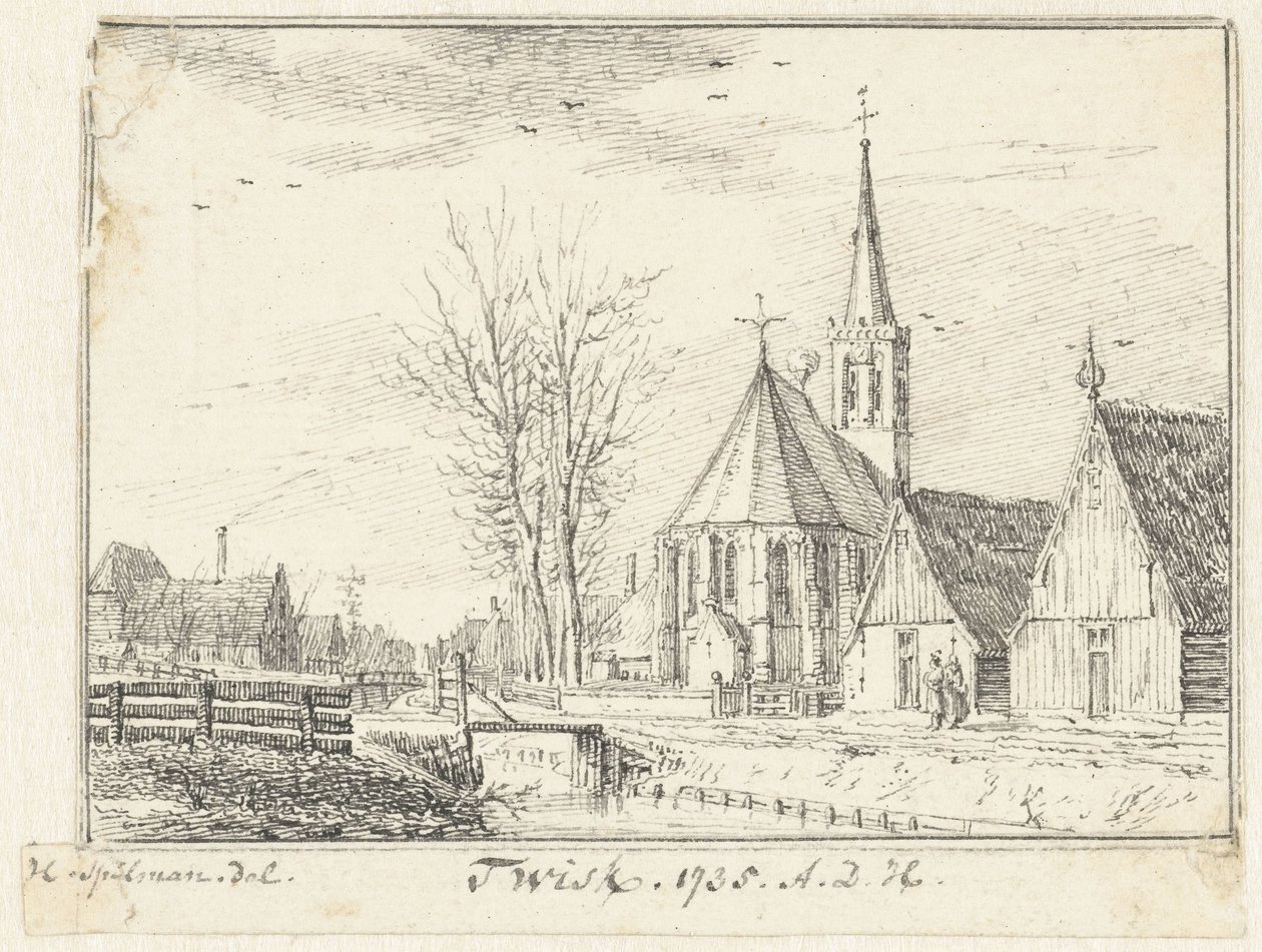 Il villaggio di Twisk da Hendrik Spilman
