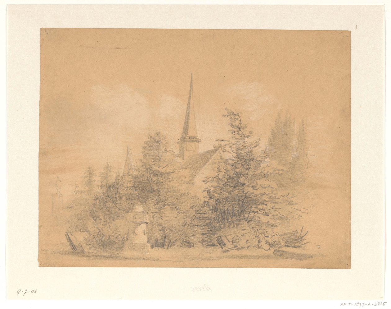 Chiesetta tra gli alberi da Hendrik Valkenburg