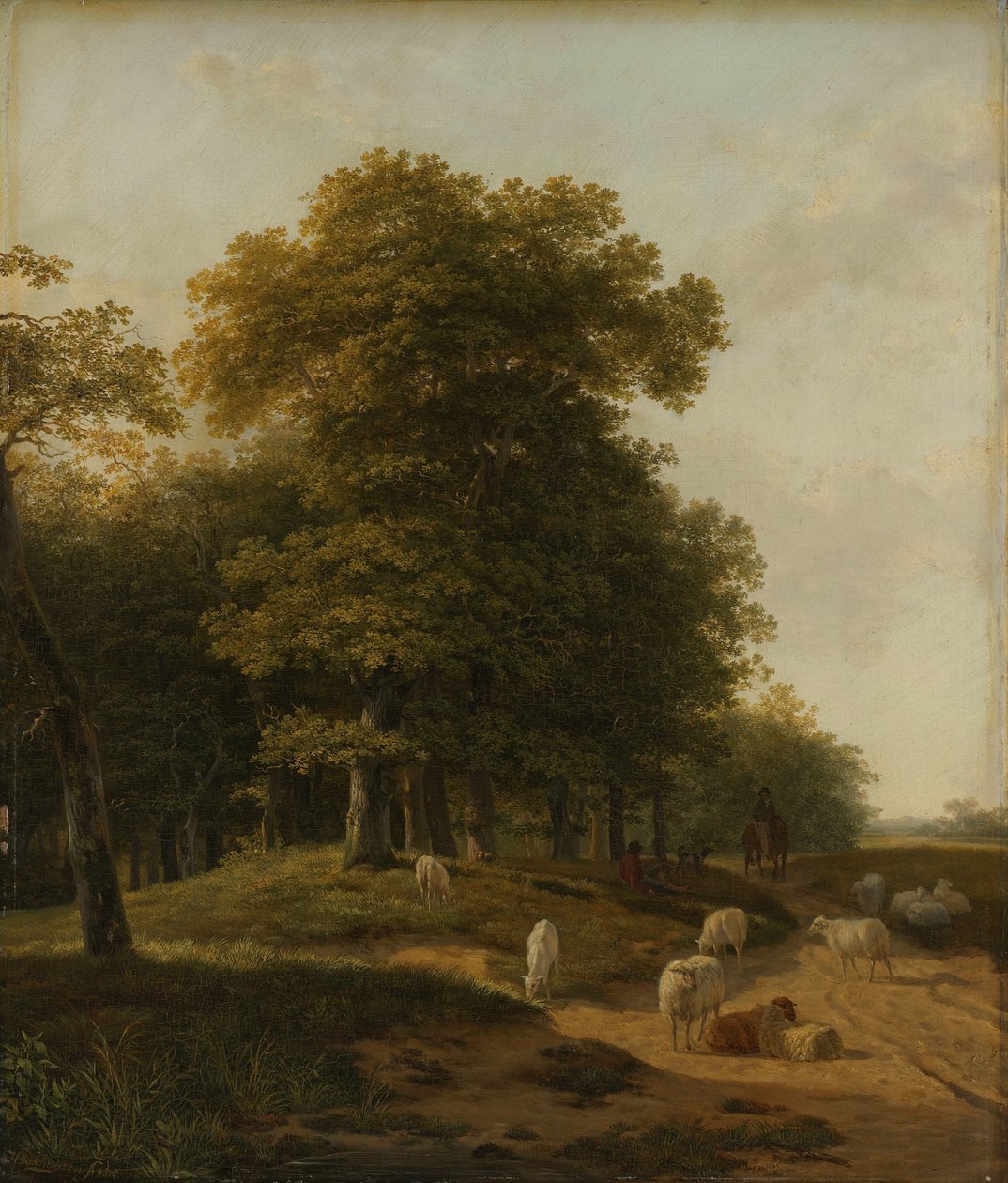 Paesaggio di Gelder da Hendrikus van de Sande Bakhuyzen