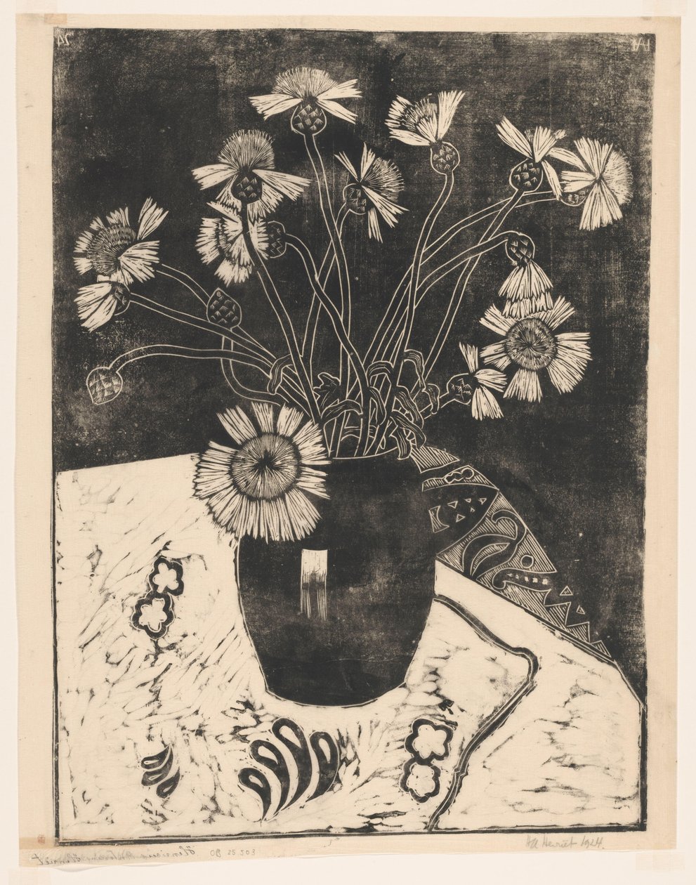 Fiori in un vaso da Henk Henriët (signed by artist)